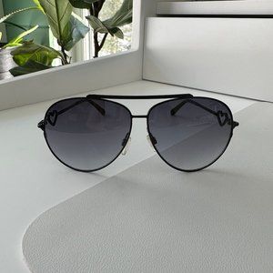 Authentic MOSCHINO Womens Vintage Pilot Heart Sunglasses